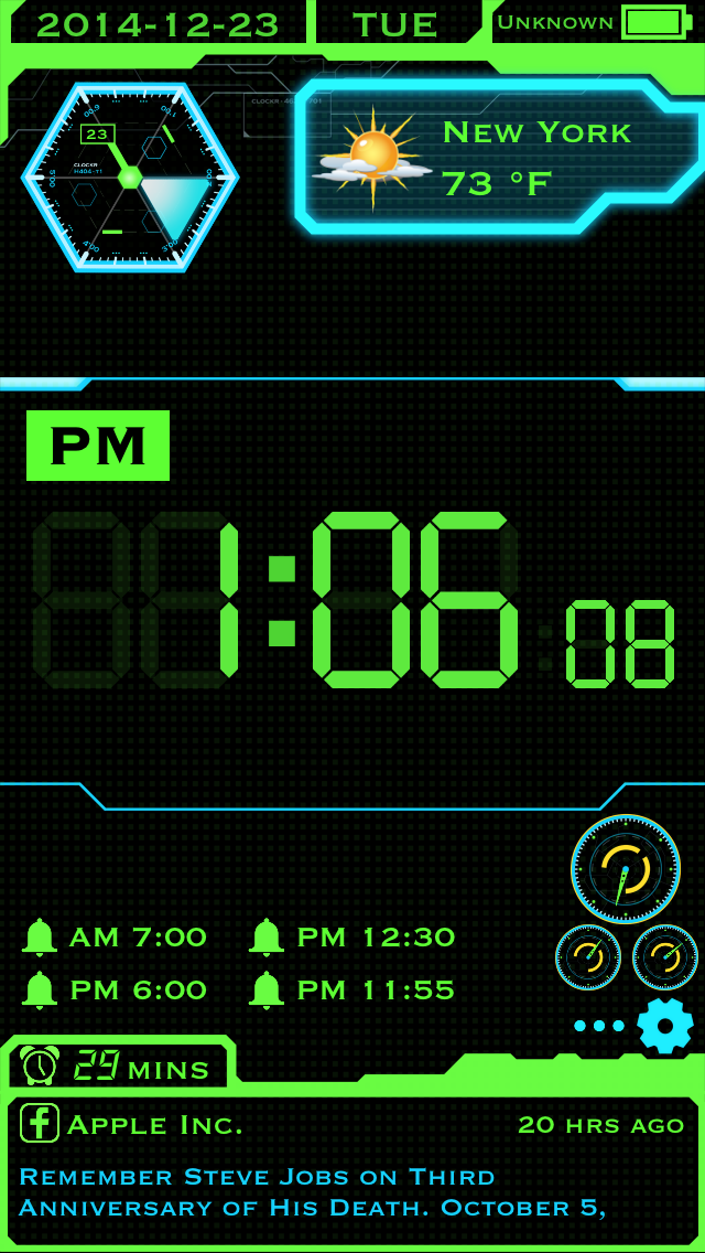 CYCLOPS Studio - the new design of Clockr App. looks like...