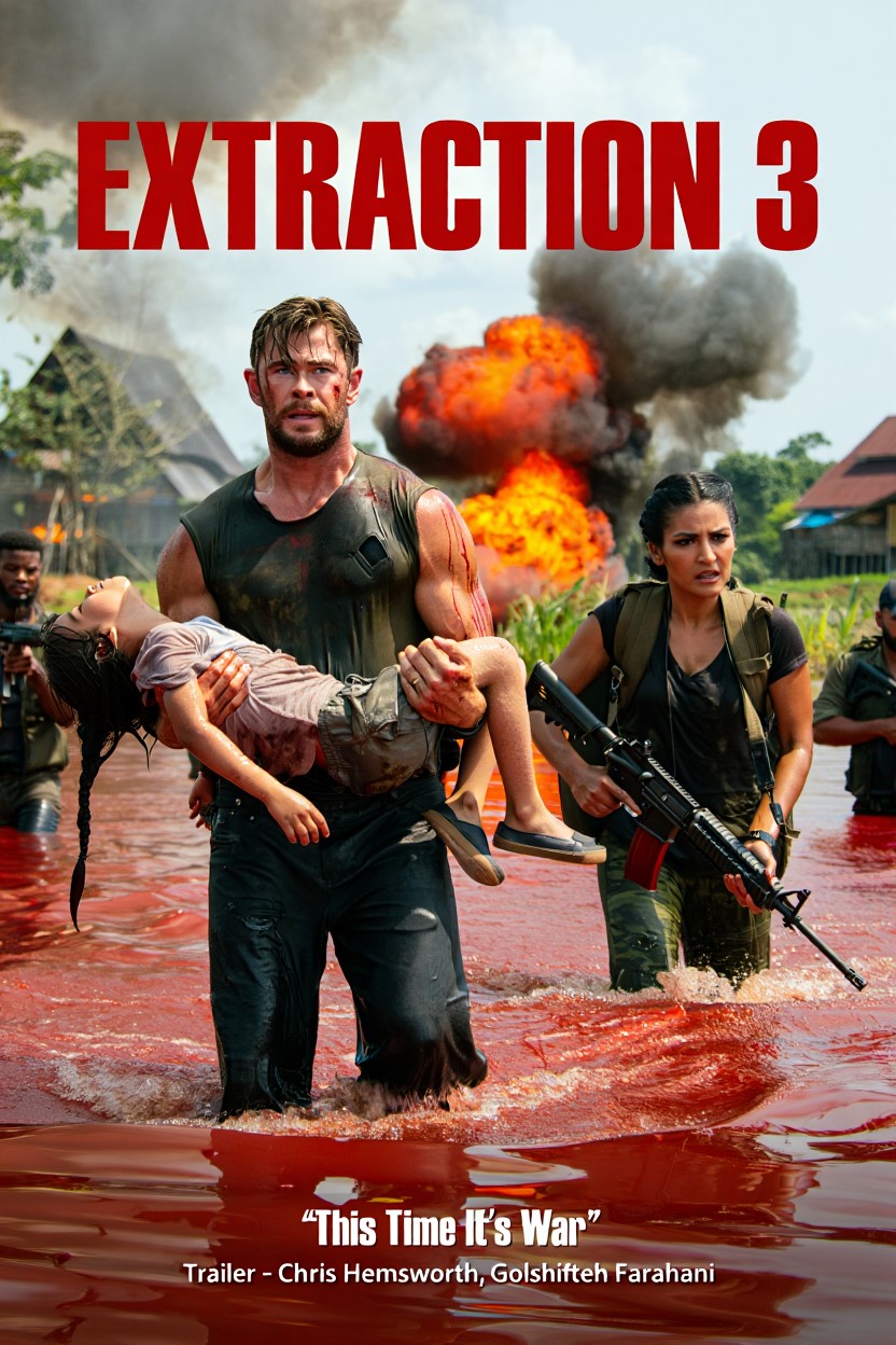 Movie - 🎬 EXTRACTION 3 | Trailer - Chris Hemsworth, Golshifteh Netflix ...