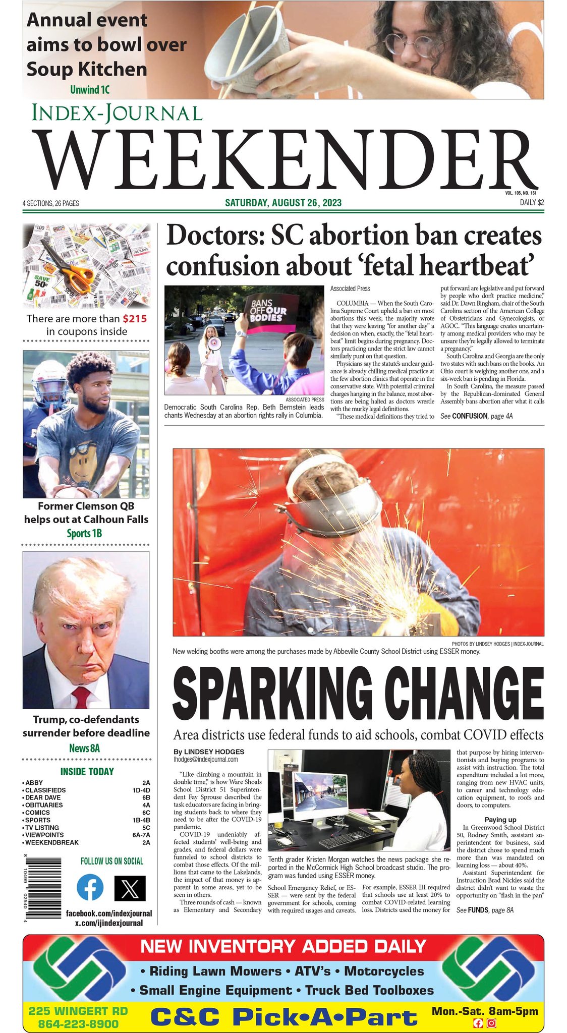 Here is the front page for Aug. 4, 2026.