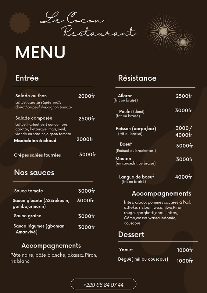 Le KALI KAFÉ - 🙋 BONJOUR 🙋 *JEUDI 14 JANVIER* ‼️À partir de 11h‼️ *1-🍚 ...
