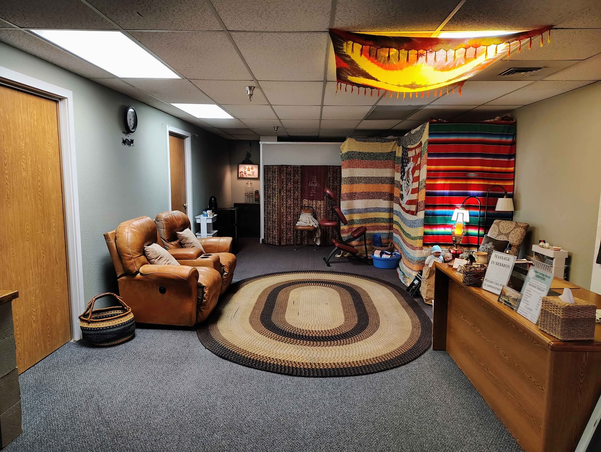 Vintage Braided thick woven rug 11ftx8ft - Area Rugs - Colville ...
