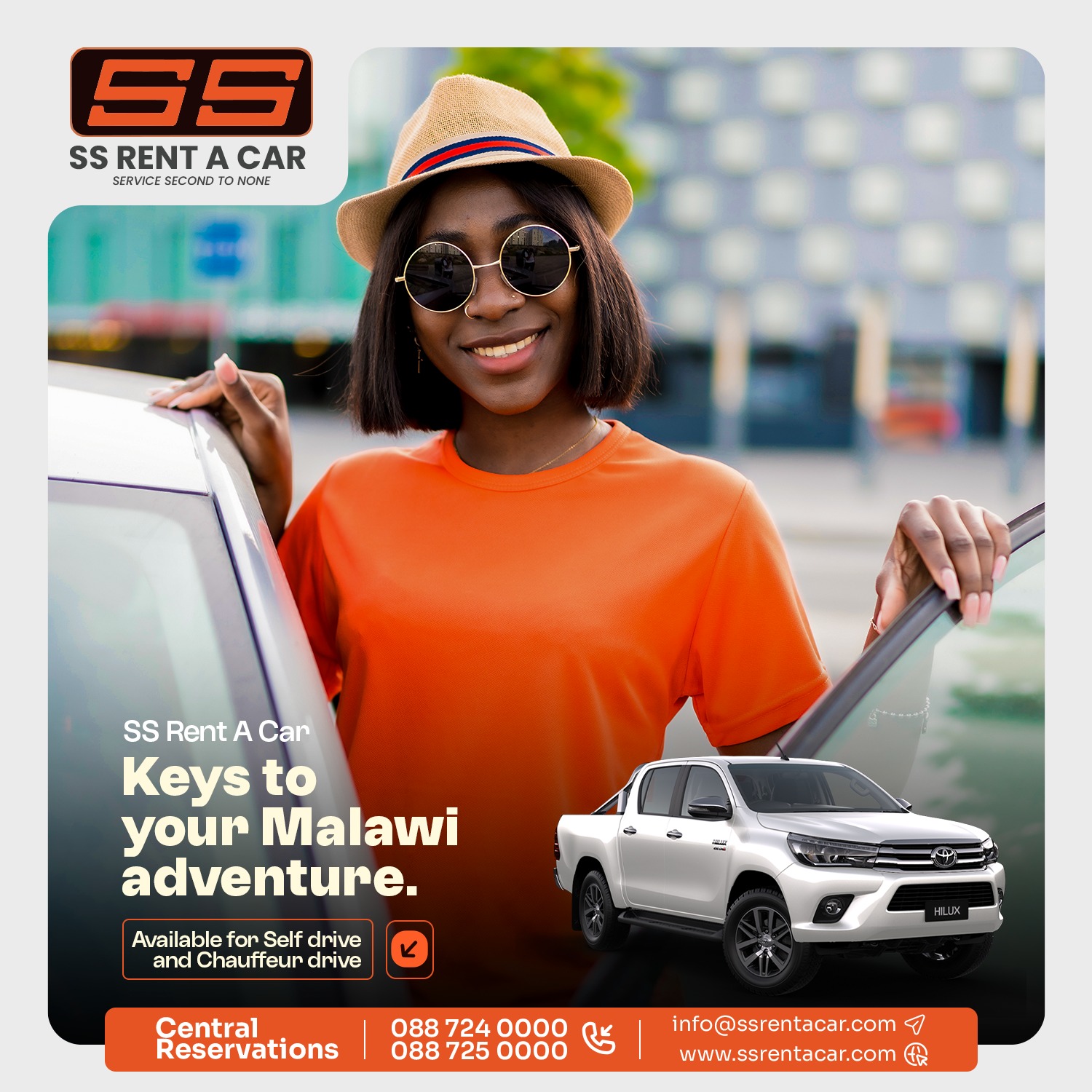 SS - Welcome to Malawi. 👌🚕 Explore more, worry less with SS Rent A Car ...