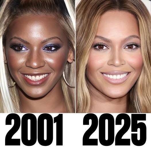 Celebrity - Beyoncé..2001 vs. 2025.. ️ | Facebook