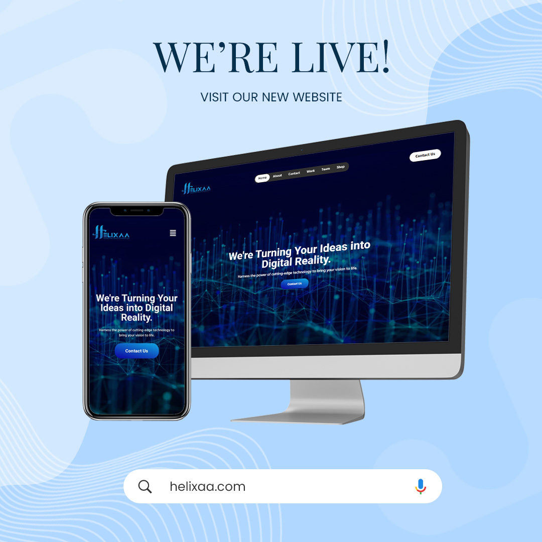 Helixaa - 🎉 Exciting News: The Helixaa website is live! 🚀...
