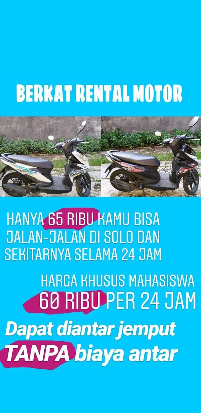 Sewa Motor Rental Mobil Jember - Free Delivery untuk area kota Jember ...