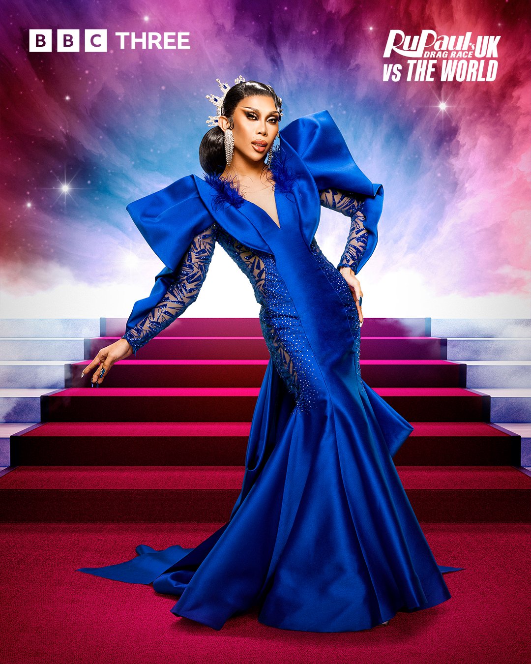 drag queen blue dress Mandy Mango stuns in a Filipiniana dress, proudly wearing a Philippine flag as her cape. #rupaulsdragrace #dragrace #dragqueens #DragRacePH Color:Cherry Mocha Leather