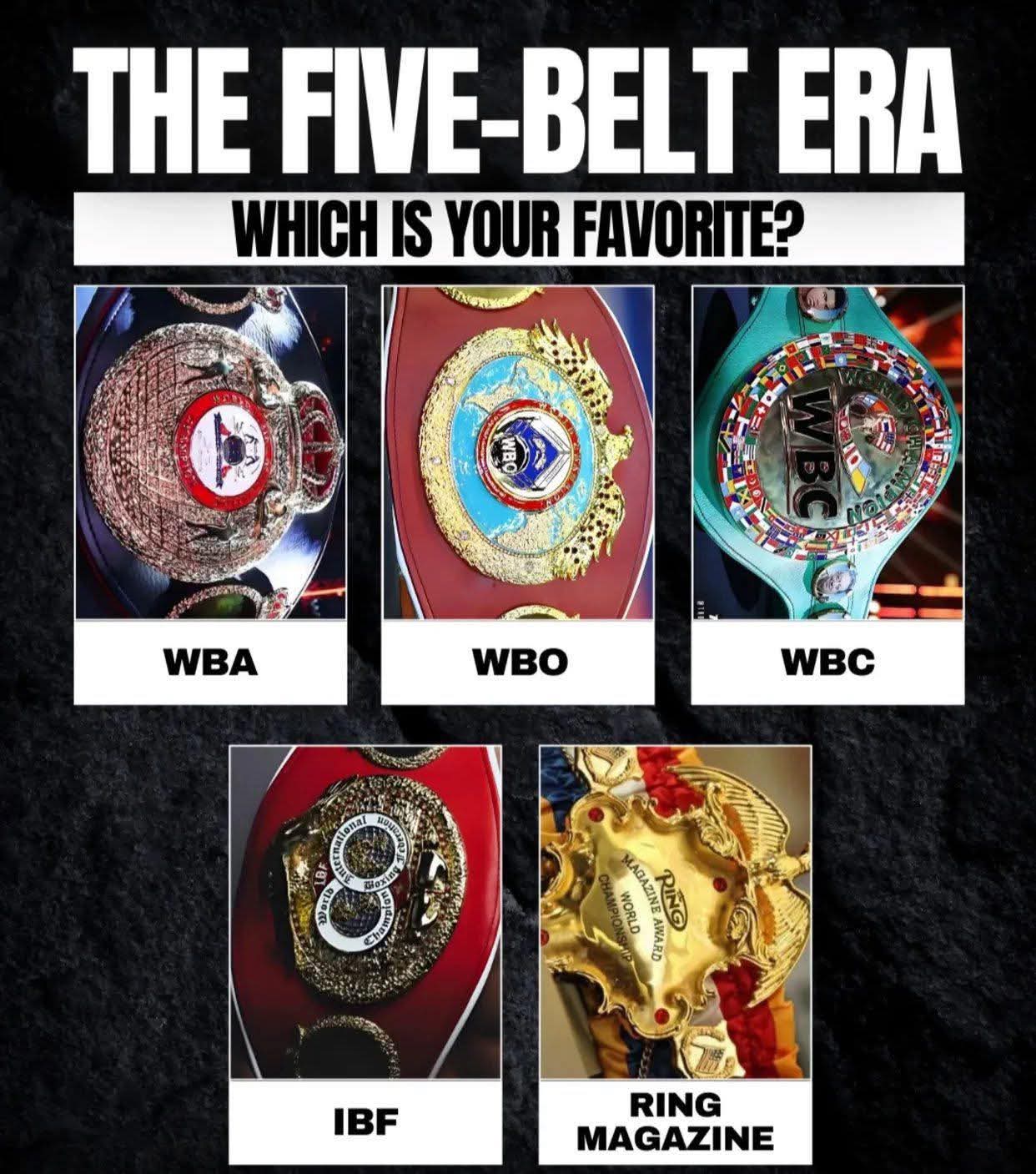 The WBC Asia championship belt 🏆