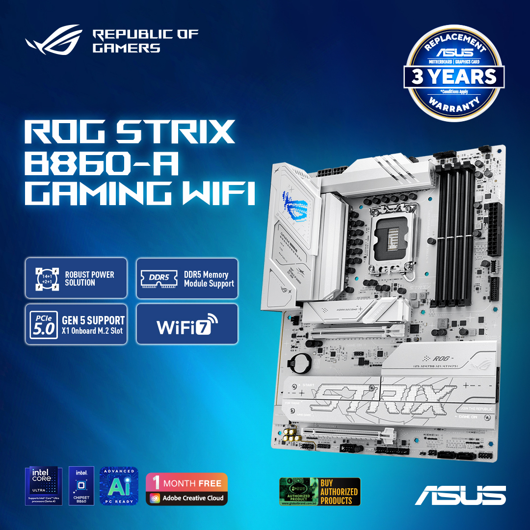 Computer - ROG STRIX B860-A GAMING WIFI With NPU support and AI ...