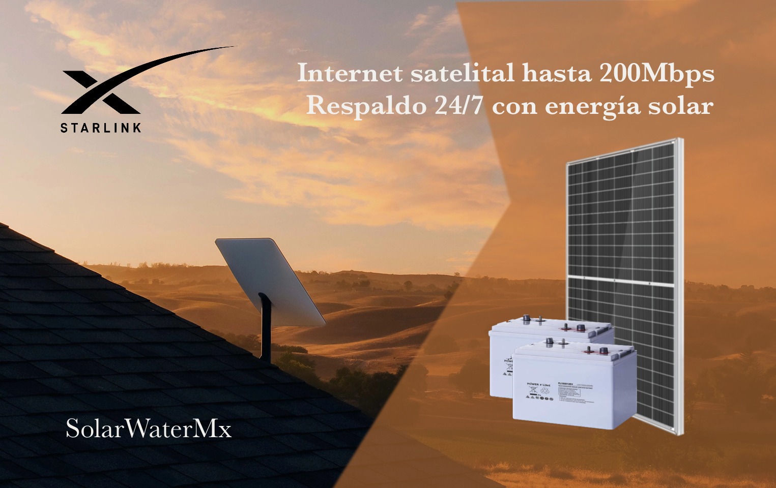 SolarWater - Starlink es un proyecto de internet satelital desarrollado ...