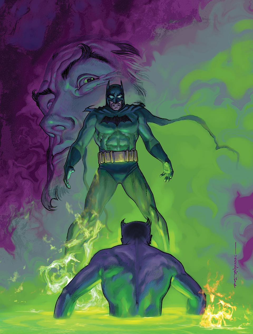 Batman and Ra’s al Ghul by Brian... - History of The Batman | Facebook