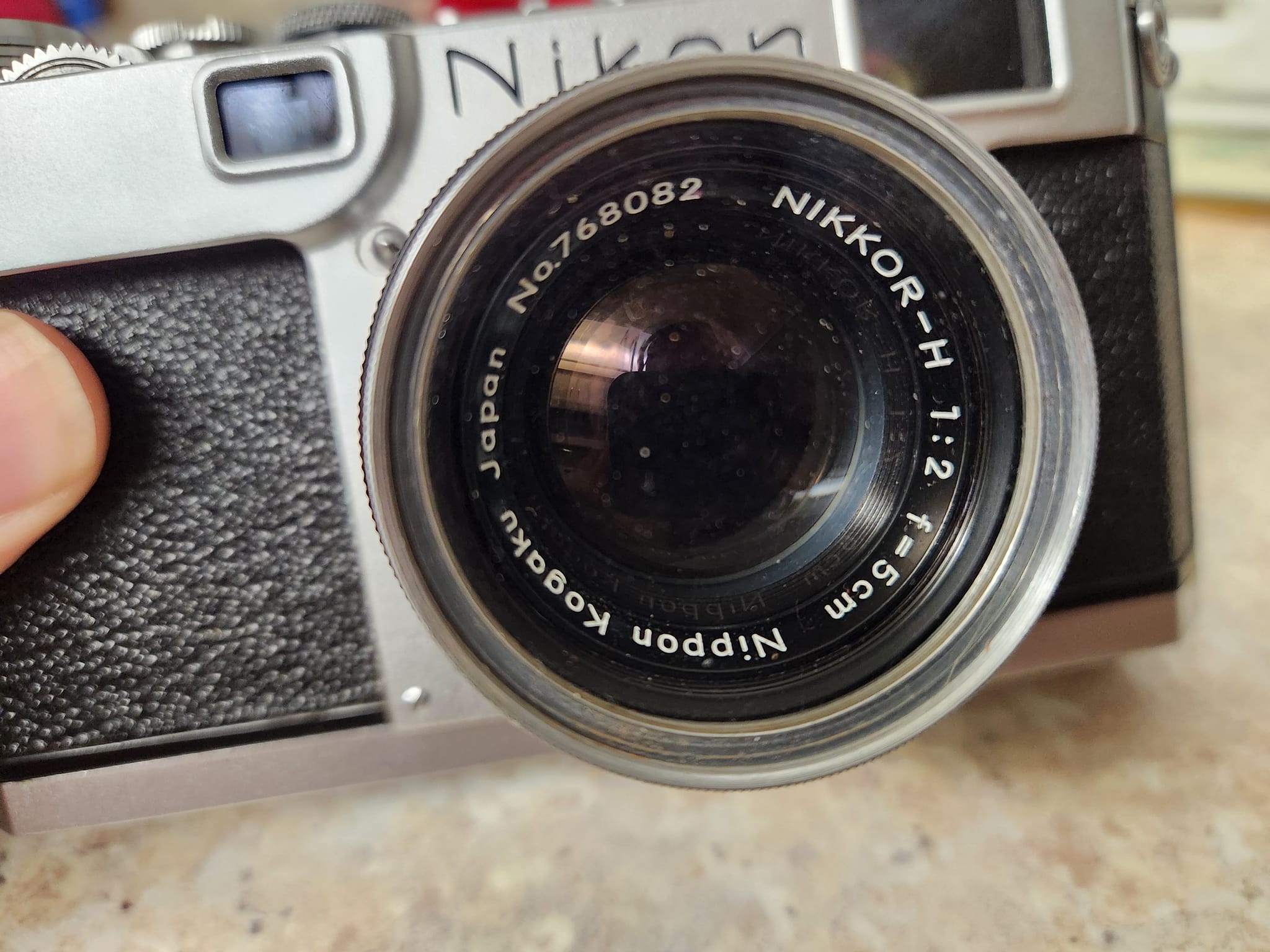 Nikon s2 NIKKOR-H.C 1:2 5cm 動作品ですが一応ジャンク Is this a Nikon S2 camera?