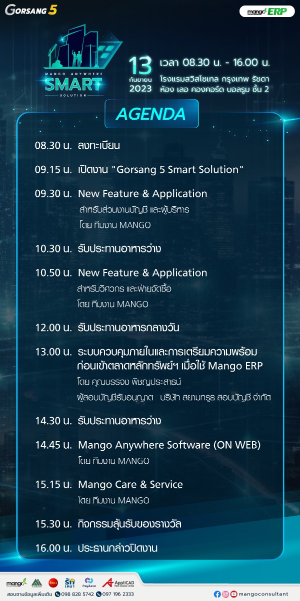 พบกับ ... - โปรแกรมก่อสร้าง โปรแกรมอสังหา Mango Anywhere | Facebook