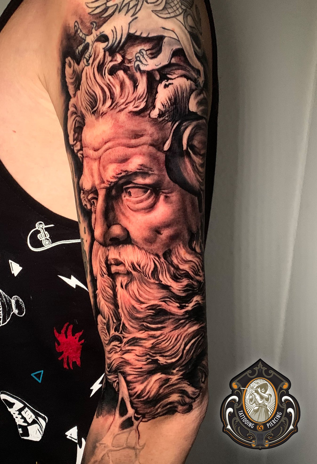 Poseidon von... - Pied Piper Ink. Tattoo & Piercingstudio