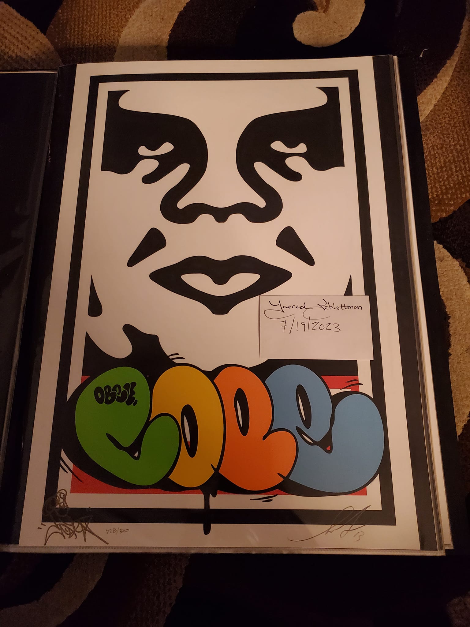 For sale: Corey Obrien Reaper Shepard Fairey edition. Excellent