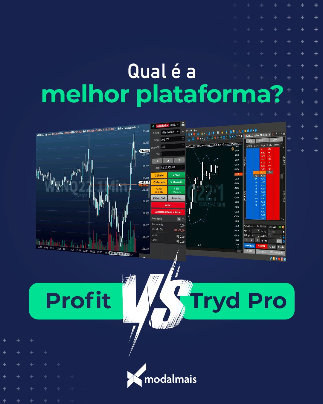 modalmais - Qual é a melhor plataforma: Profit ou Tryd... | Facebook