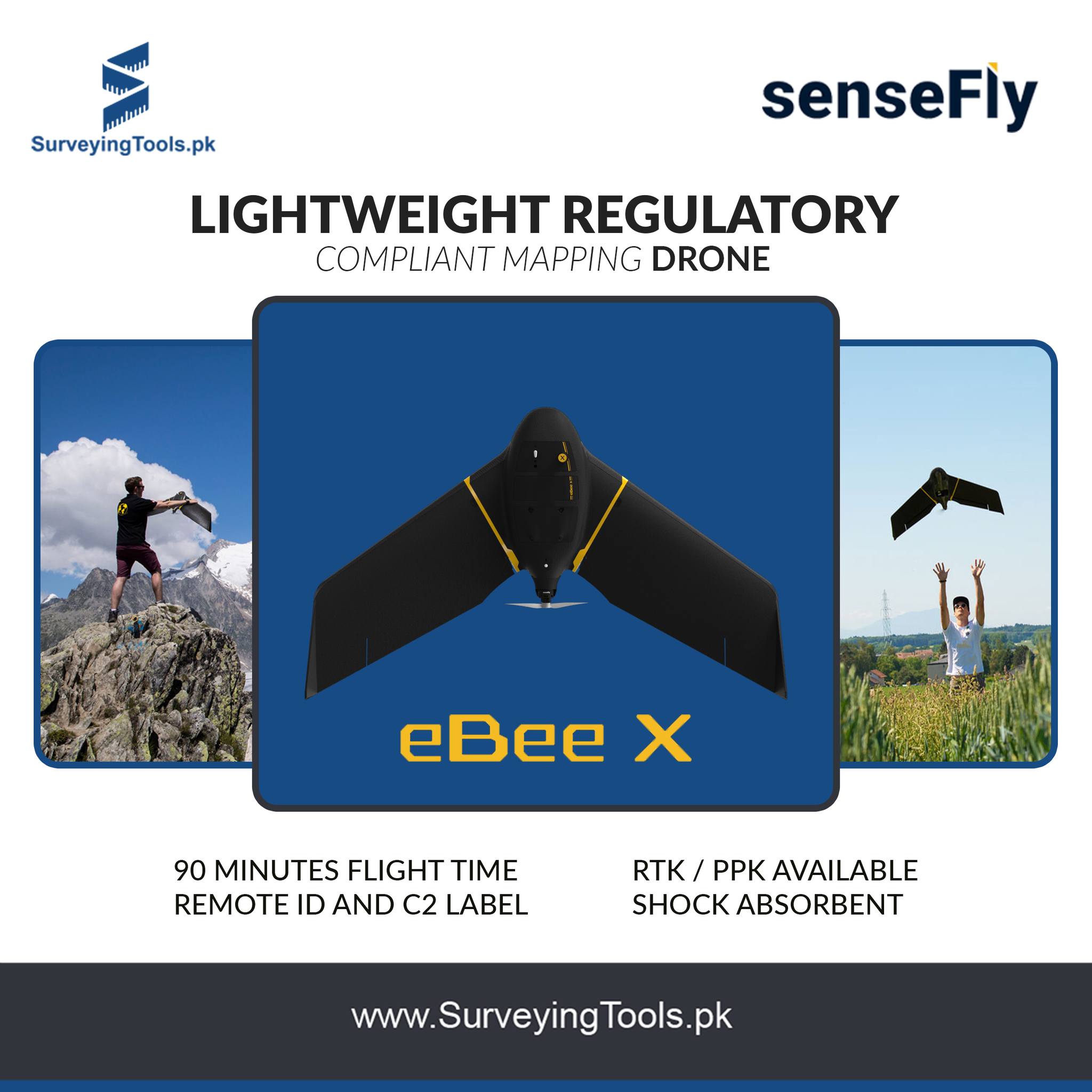 🚀 Introducing eBee X Mapping Drone:... - SurveyingTools.pk | Facebook