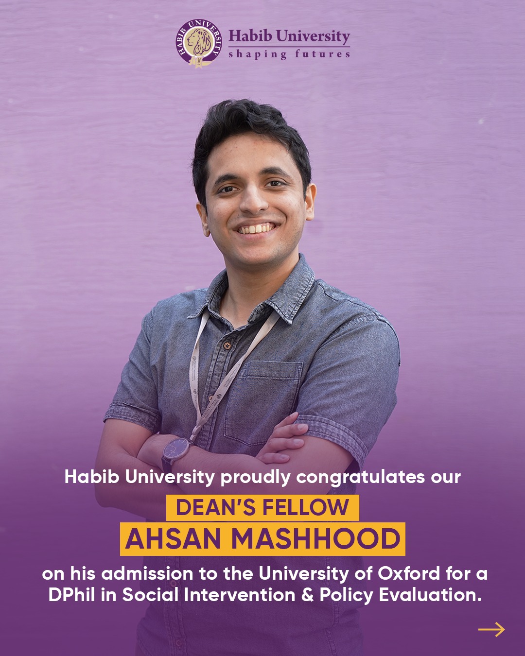 Habib University - (L-R) Wasif Rizvi, President of Habib University ...