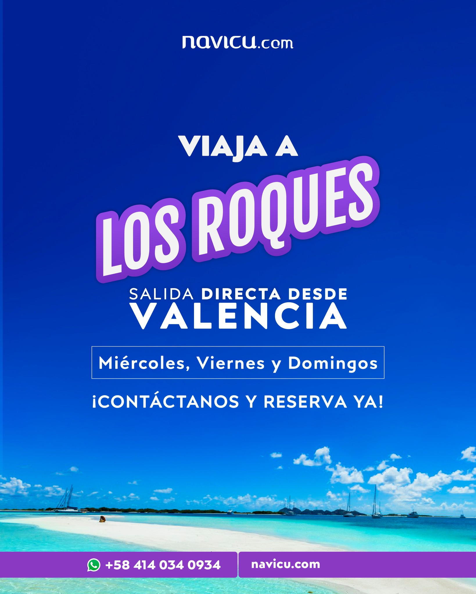 navicu - Vuela a Los Roques directamente desde Valencia,...