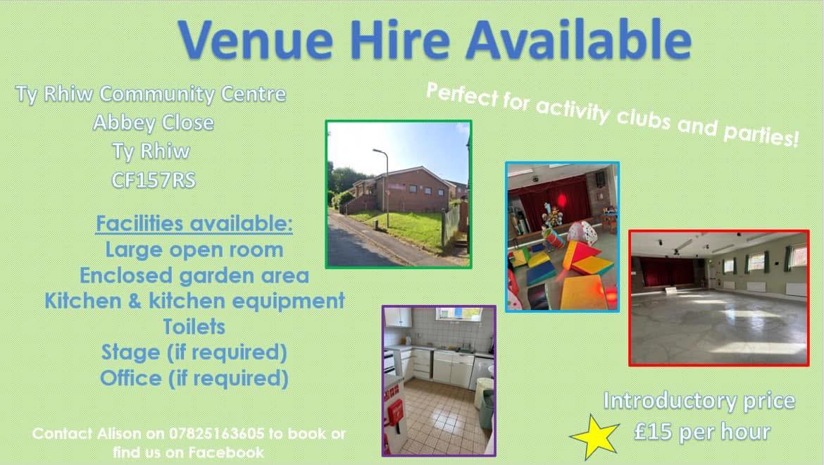 Ty Rhiw Community Centre | Taff's Well