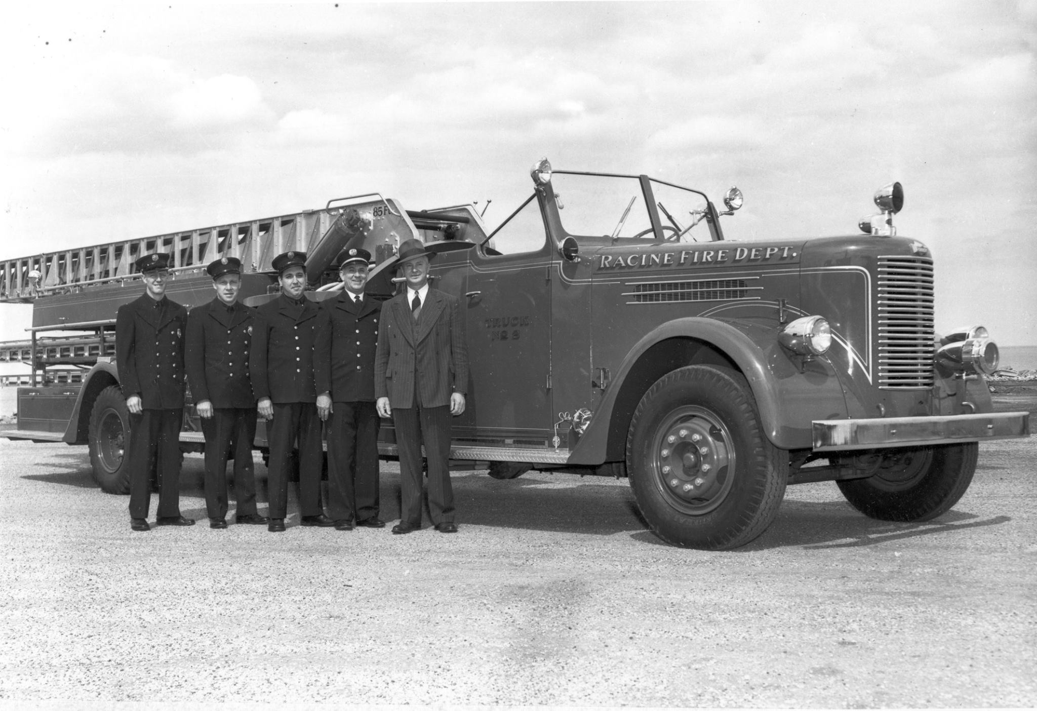 Racine - CHARIOTS OF FIRE – The Racine Fire Department placed this 1949 ...
