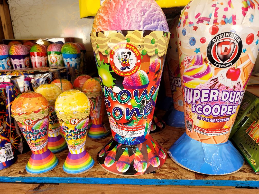 A.K.A Fireworks - ️Come see us for a sweet (pyro) treat!!! We got snow ...