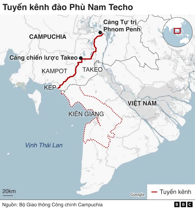KÊNH ĐÀO FUNAN TECHO ĐE DỌA VIỆT... - BBC News Tiếng Việt | Facebook