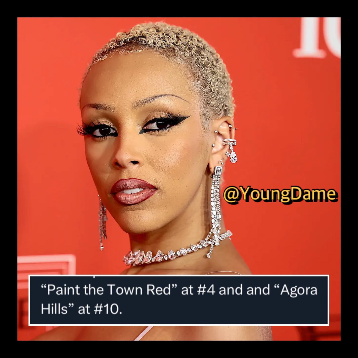 Young Dame - #DojaCat becomes first female rapper in...