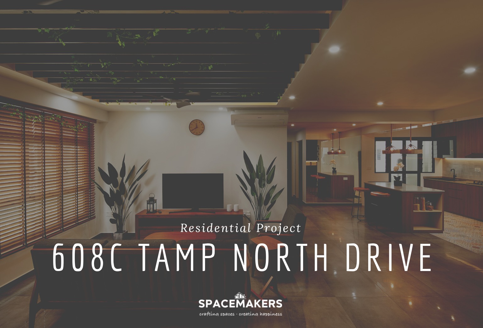 The apartment is designed in... - Spacemakers interior design | Facebook