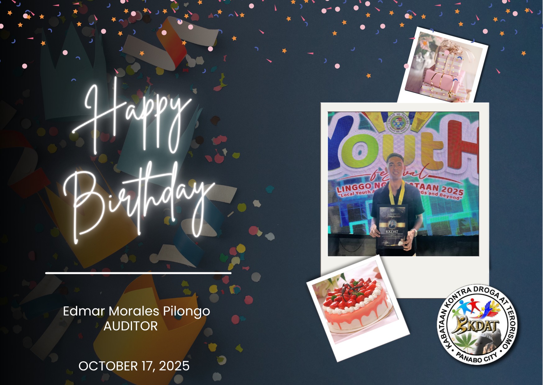 KKDAT - 🎉 HAPPY BIRTHDAY, EDMAR MORALES PILONGO! 🎂 KKDAT Federation ...