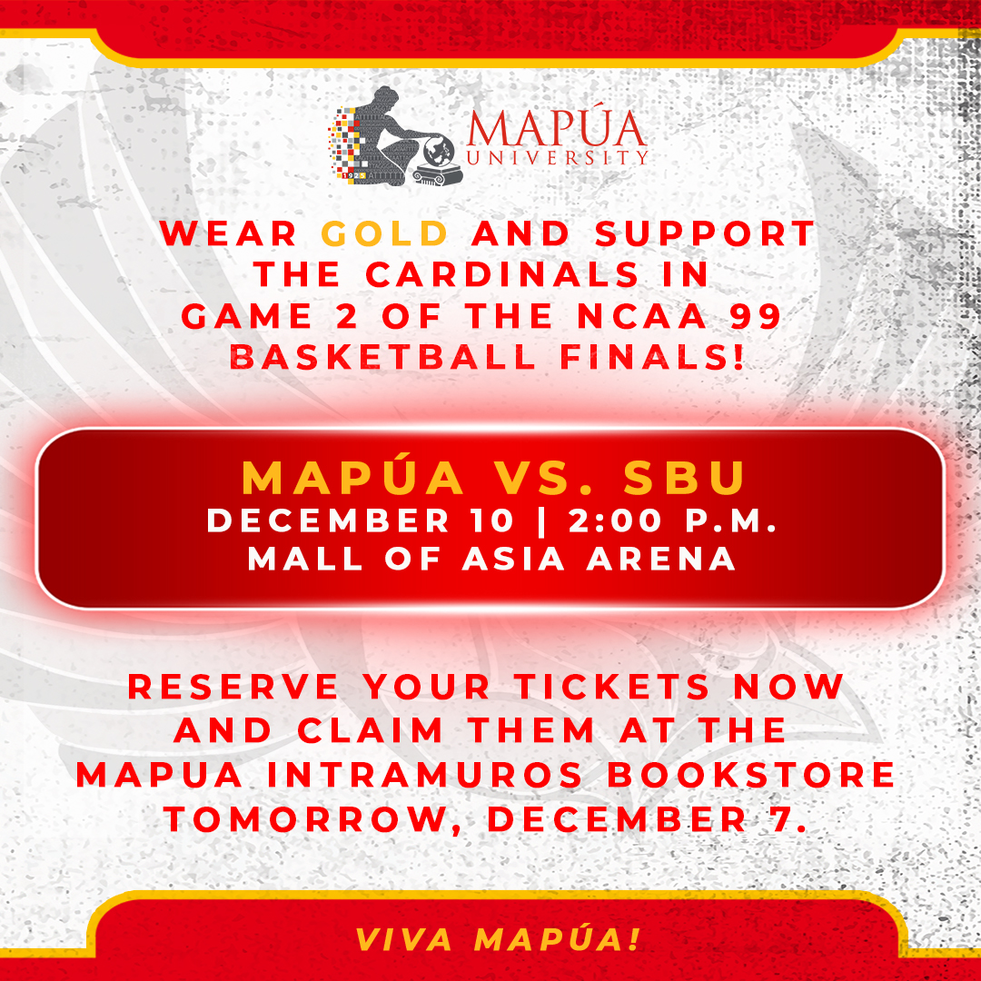 Mapúa - Mapúans, let’s continue supporting the Cardinals in the # ...