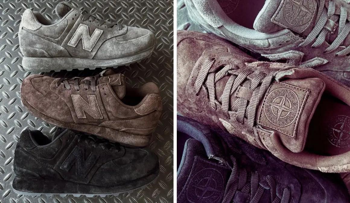 STONE ISLAND | NEW BALANCE 574 GHOST Launching September 23, 2025