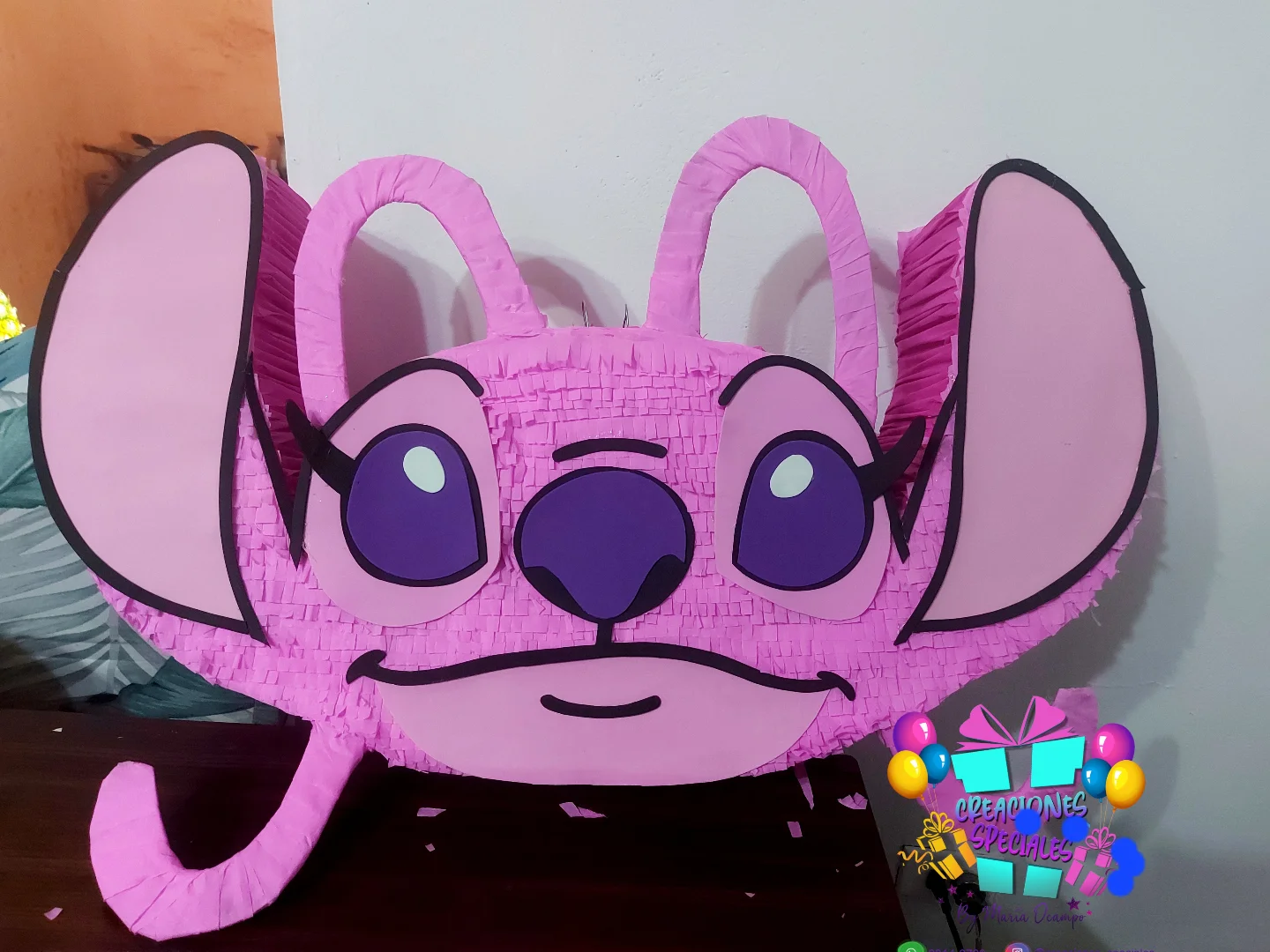 creaciones_speciales - 🩷🪅PIÑATA STICH ROSA #Angela #novia de stich ...