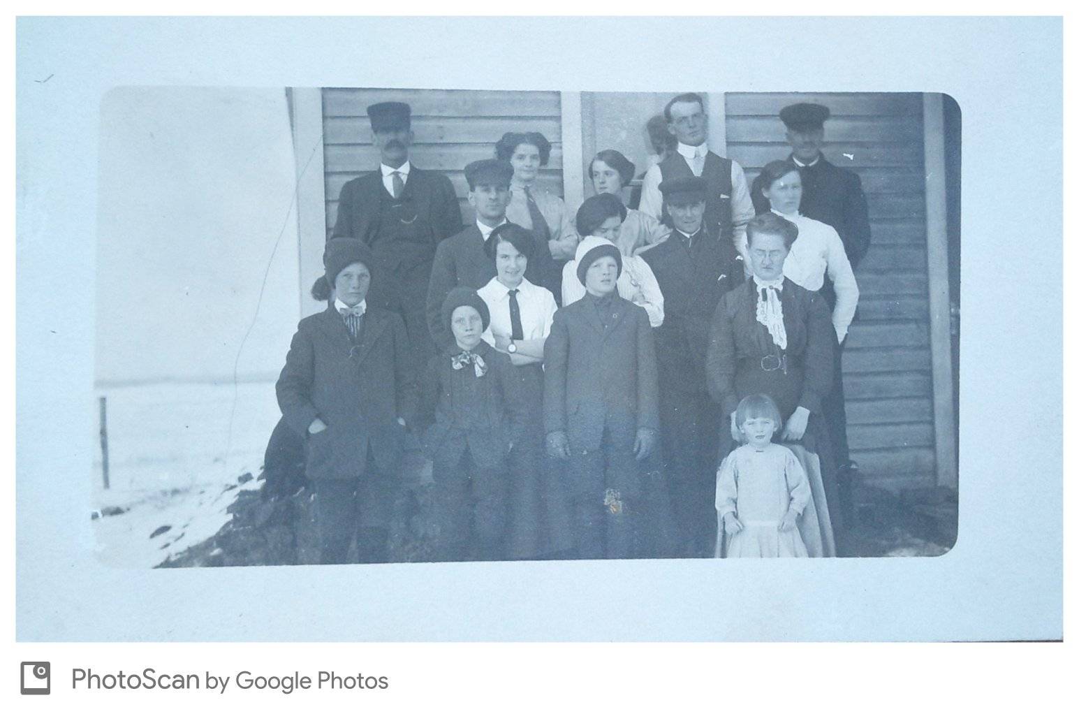 This picture was taken around 1908 or so. This is the Hunt family