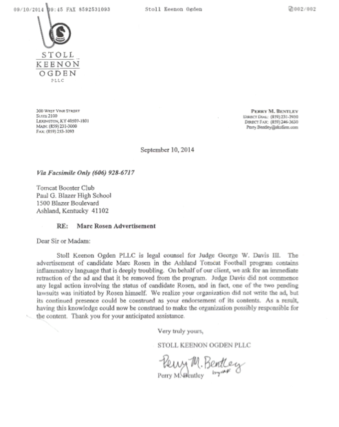 Marc Rosen for Boyd County Circuit Judge