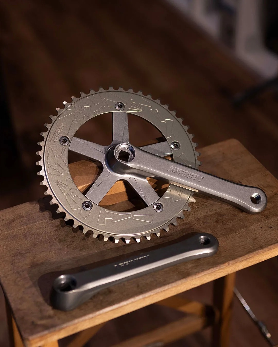 New year, new stuff👀 Affinity Cycles track crankset- 144BCD, 49T