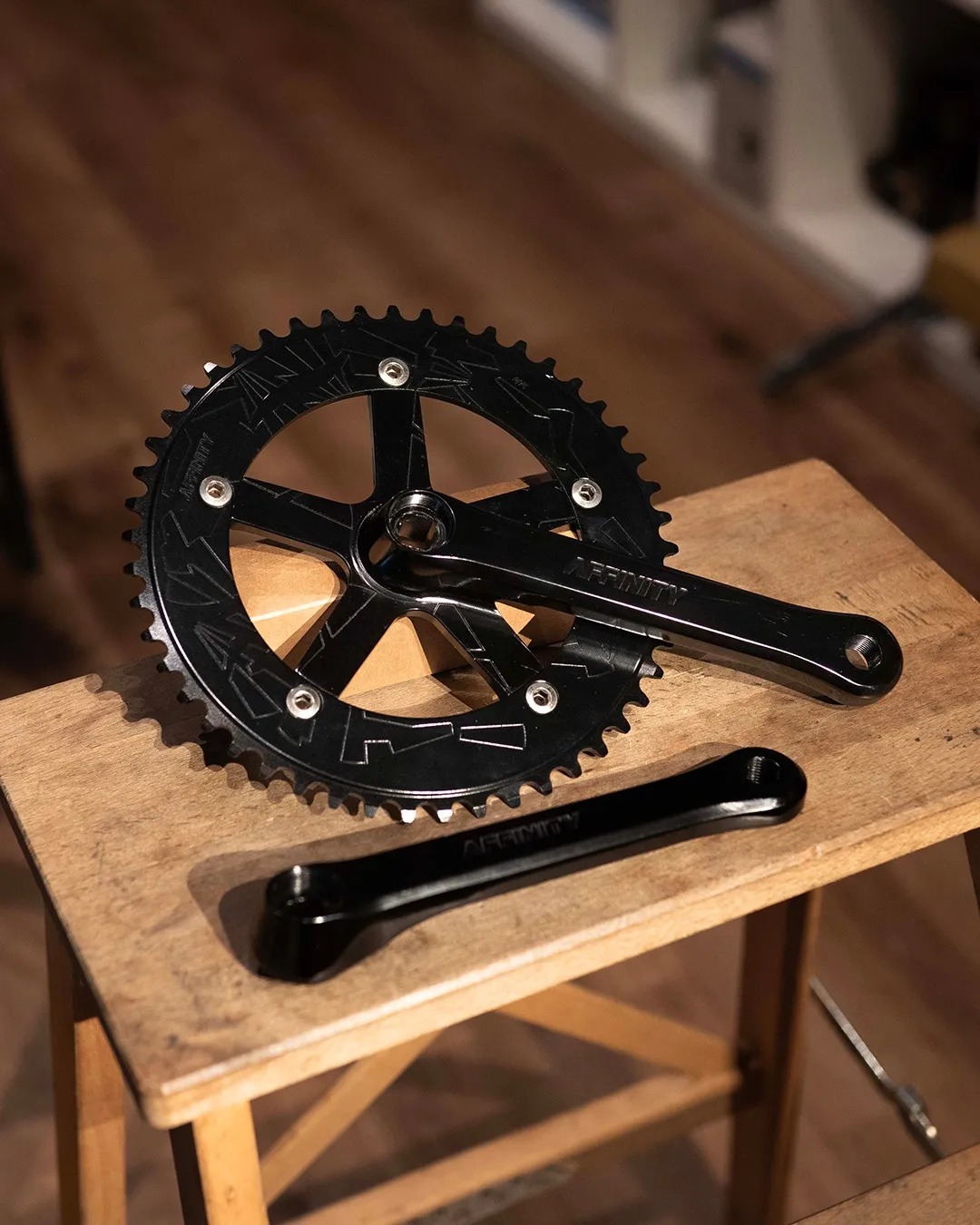 New year, new stuff👀 Affinity Cycles track crankset- 144BCD, 49T