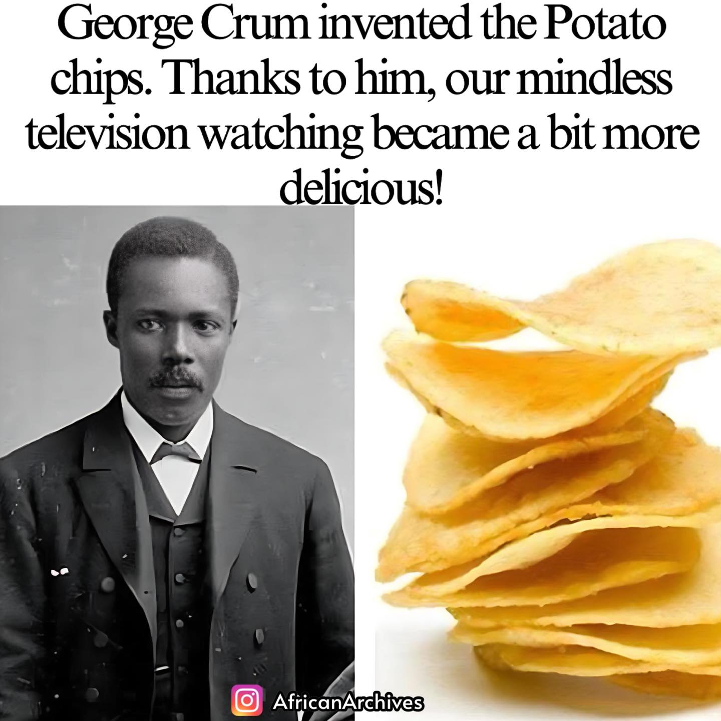 —The potato... - African and Black History AfricanArchives | Facebook