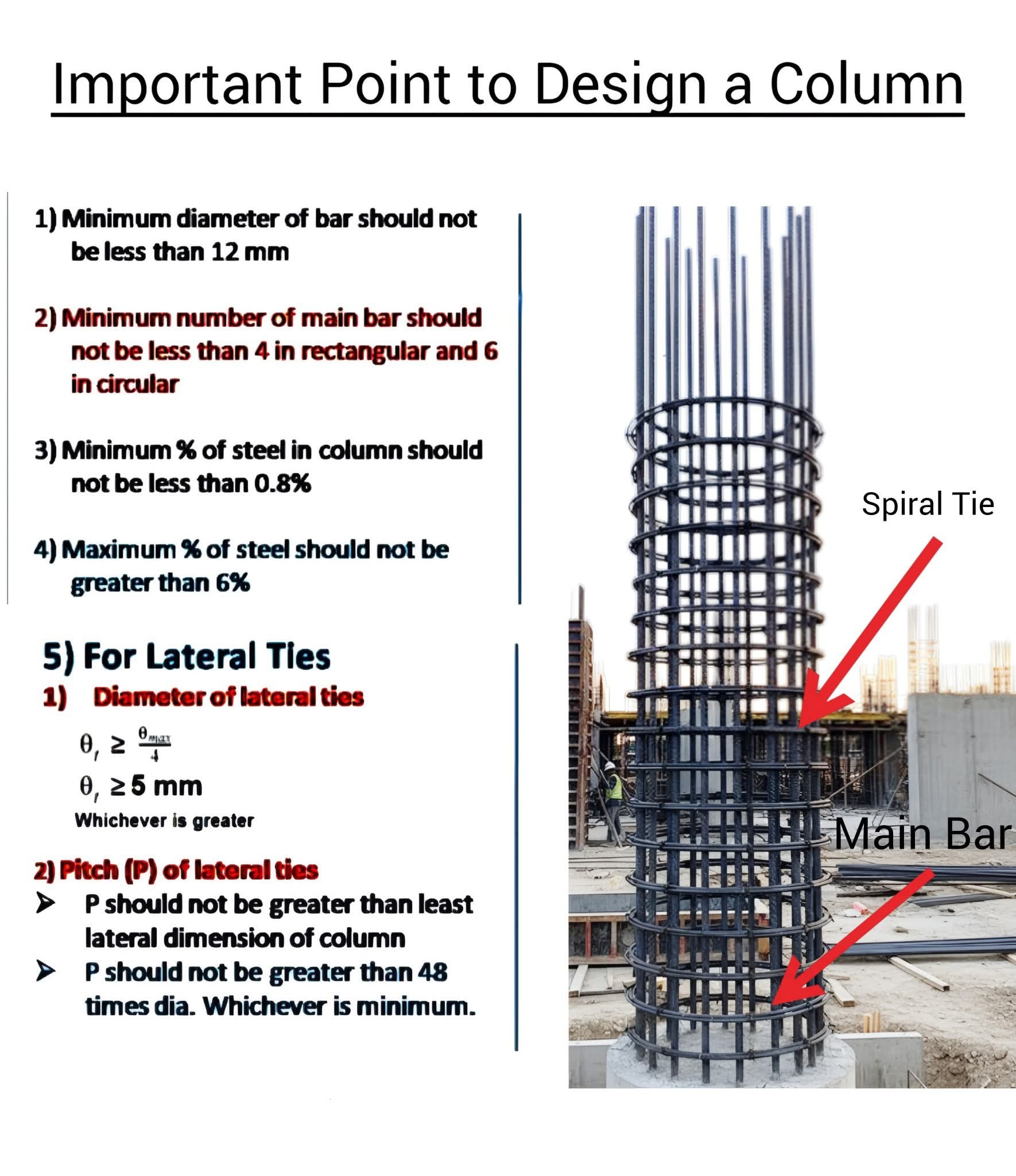 Civil - Important Point To Design A Column Important Tips There are two ...
