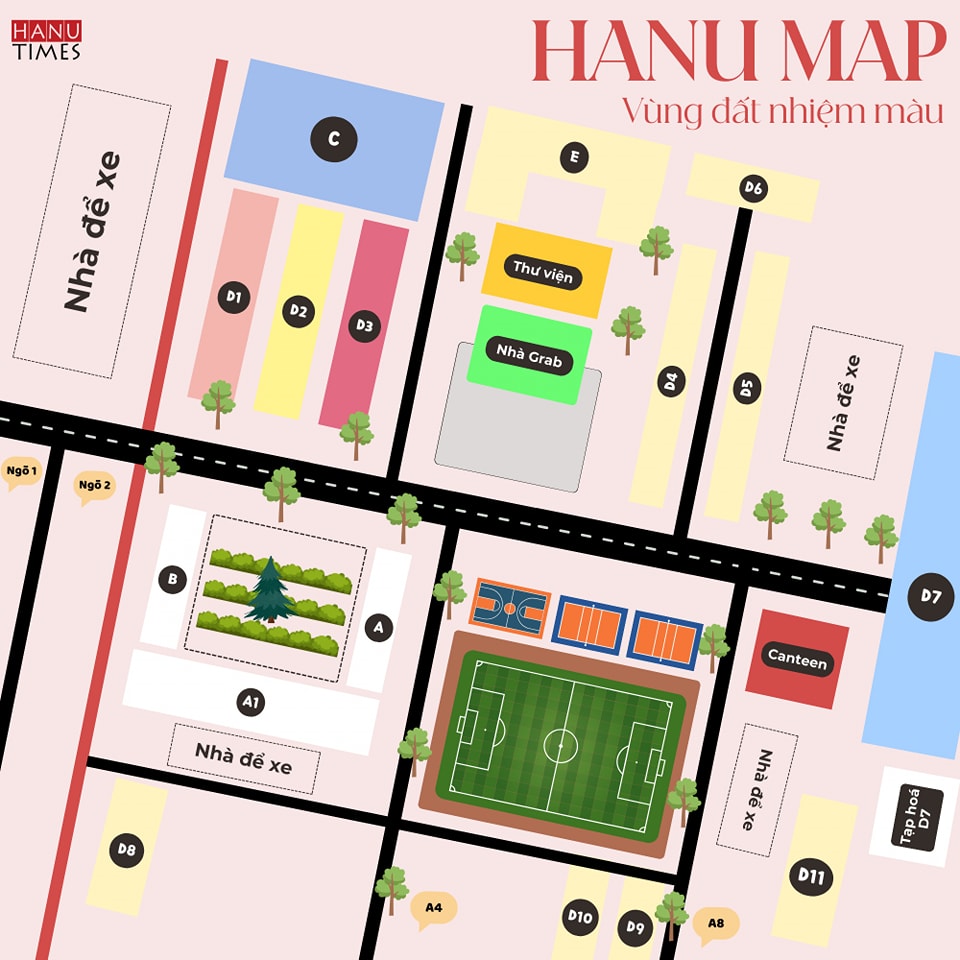 BẢN ĐỒ HANU - “VƯƠNG QUỐC NHIỆM MÀU” Chắc hẳn sau 2 tuần nghỉ Tết thì ...
