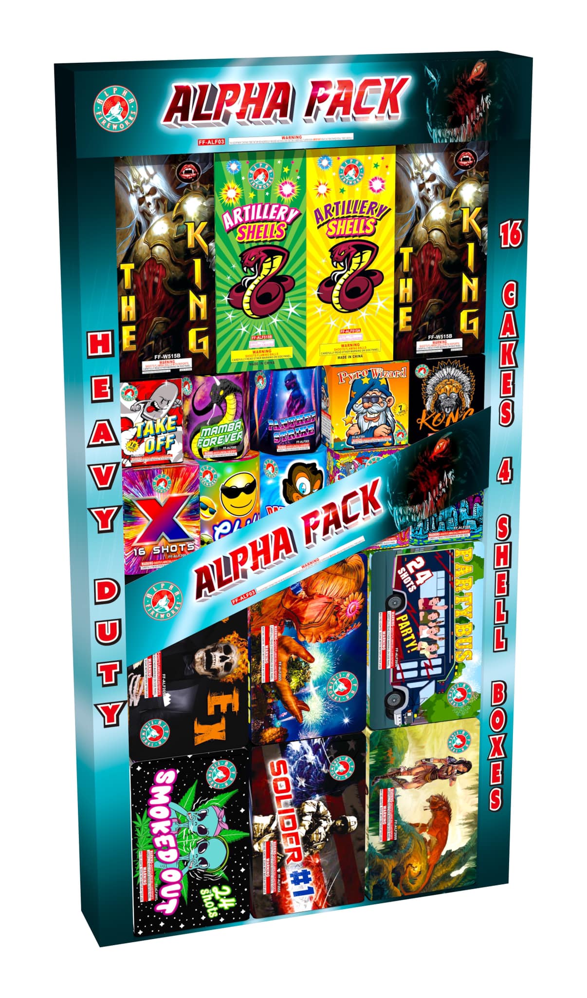 Alpha Fireworks - A few of our NEW assortment packs for... | Facebook