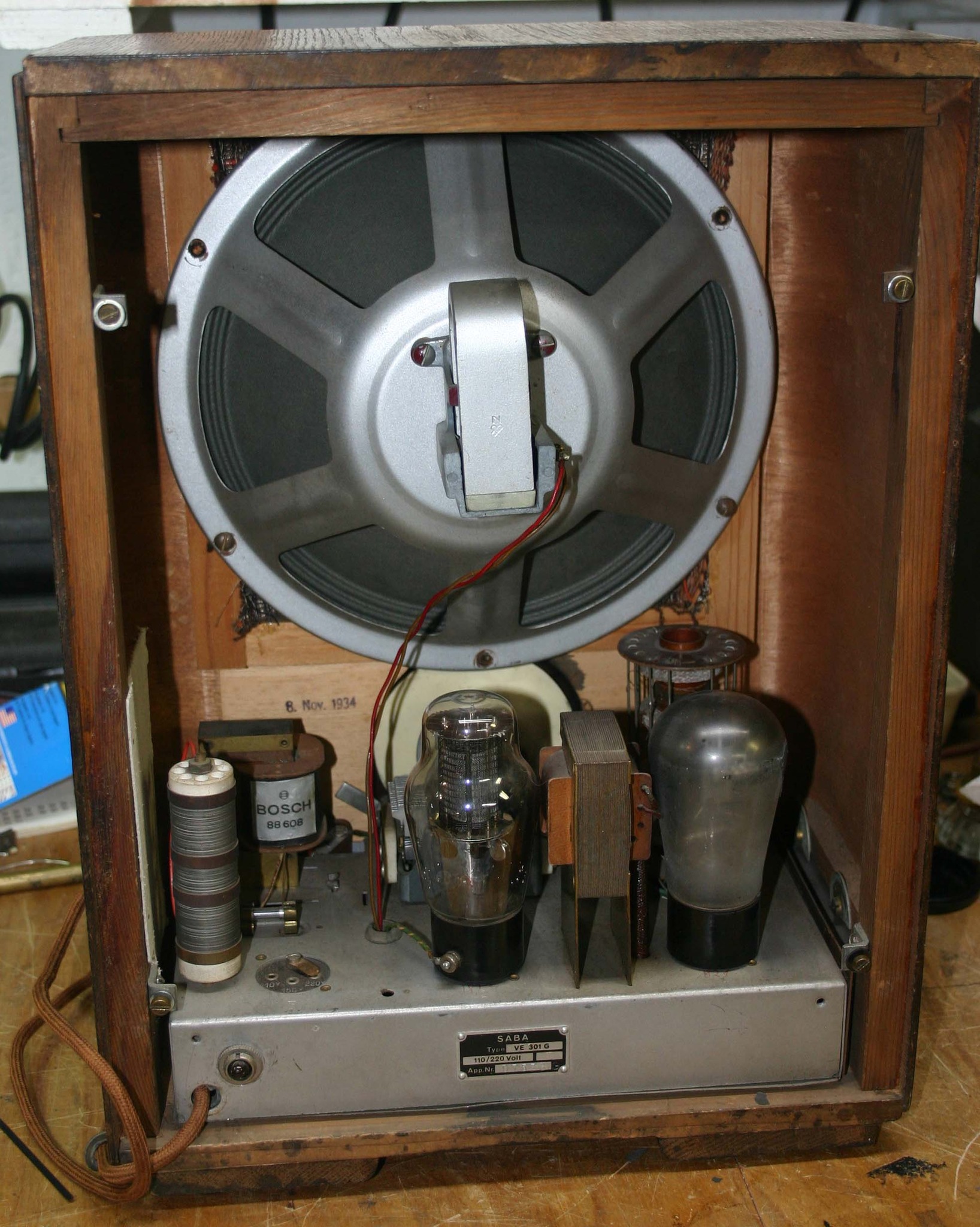 マイクロ Nazi era Volksempfanger German radio specifications