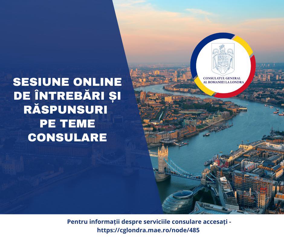 Consulatul... - Consulatul General al României la Londra | Facebook