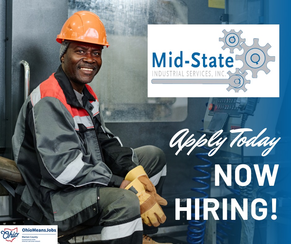 Mid-State Industrial... - Ohio Means Jobs Marion County | Facebook