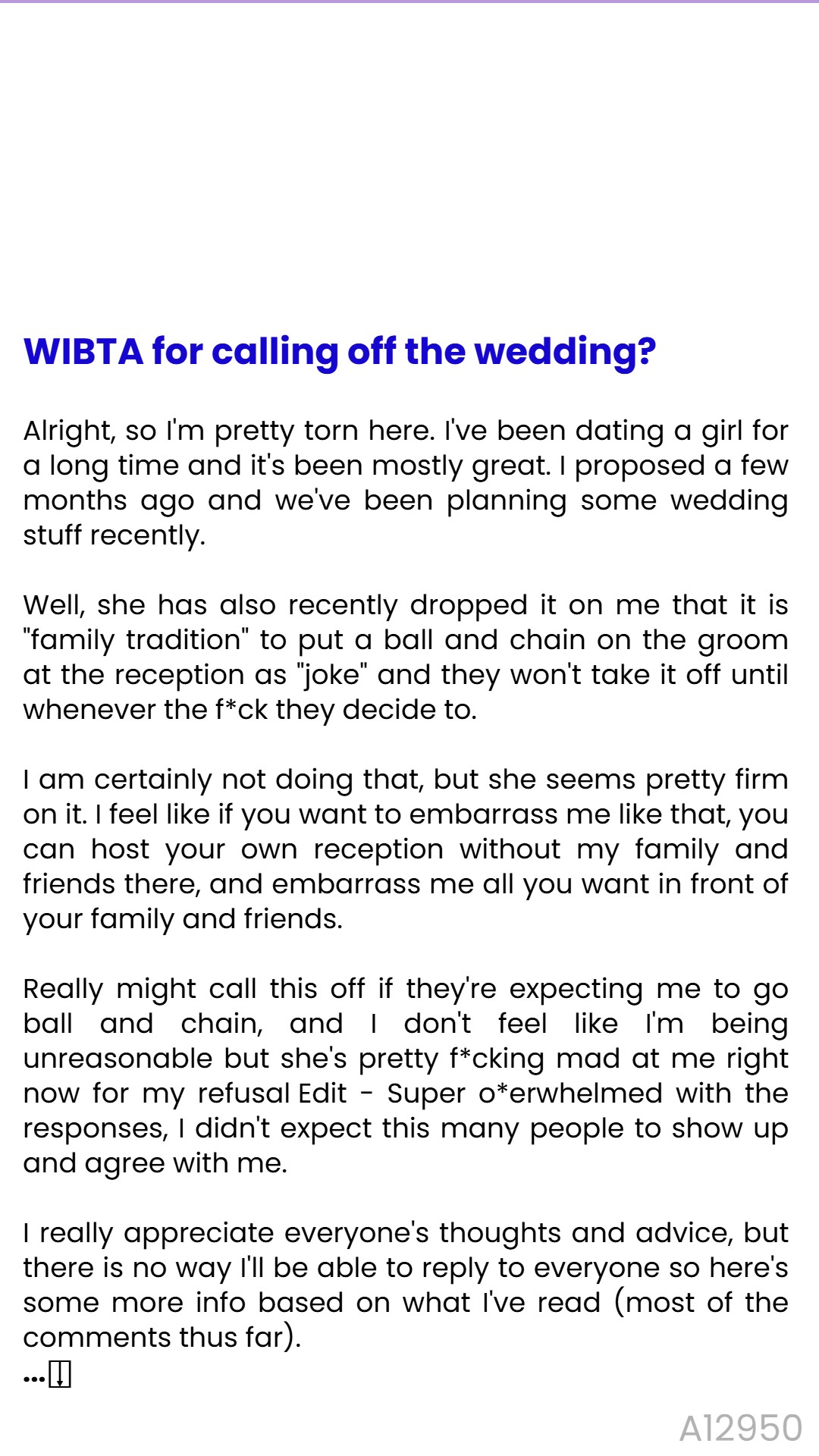 AITA - * | Facebook