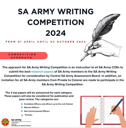REMINDER || SA Army Writing... - SA National Defence Force
