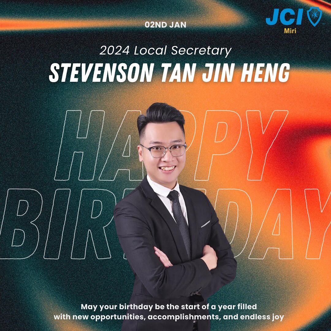 JCI MIRI - 🎉Happy Birthday to our 2024 Local Secretary