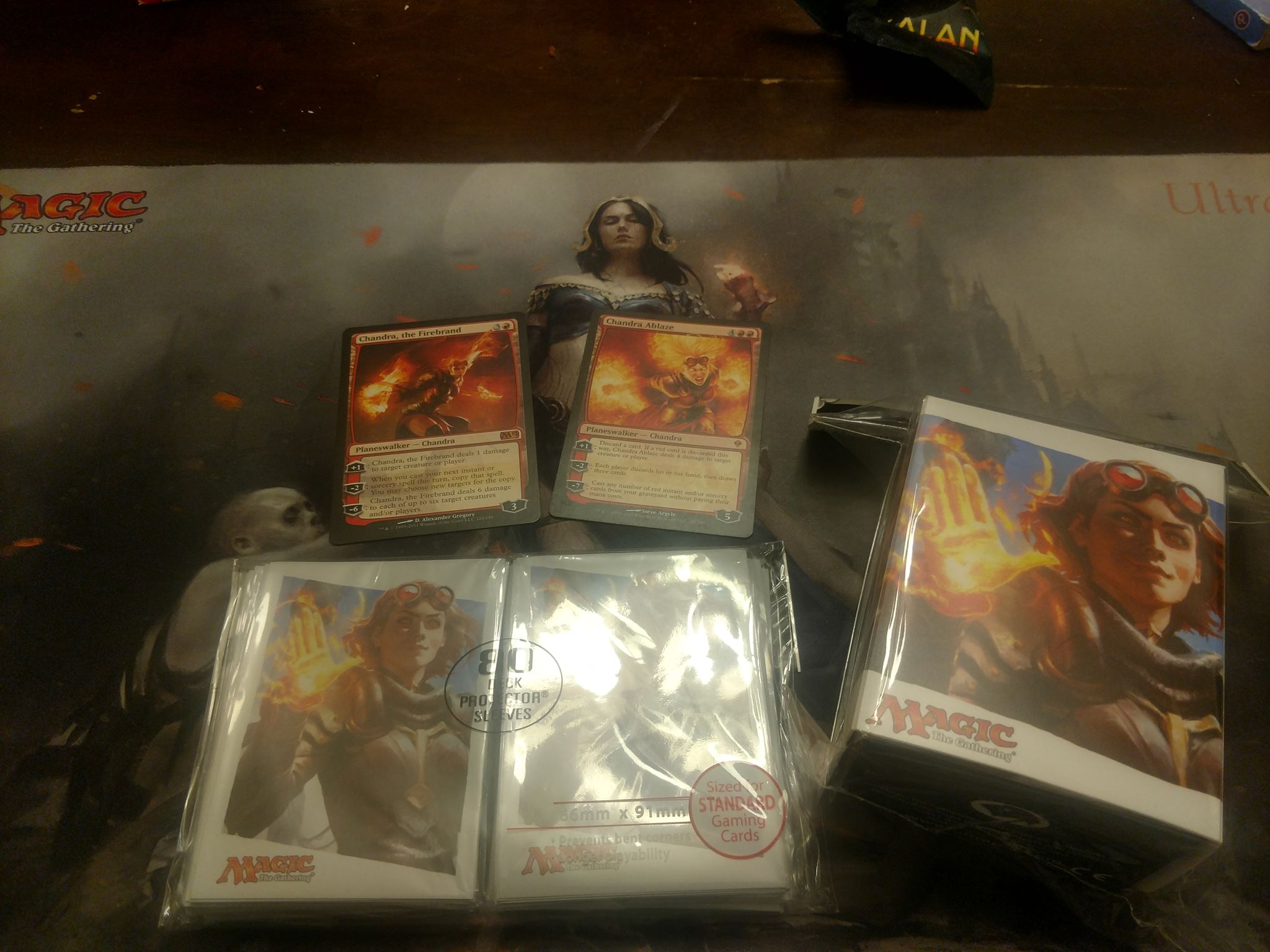 chandra card sleeves Aetherdrift Chandra, Spark Hunter 105ct APEX DECK PROTECTOR for Magic: The Gathering Made with Ultra PROs proprietary ChromaFusion technology M14 Chandra Standard Deck Protector