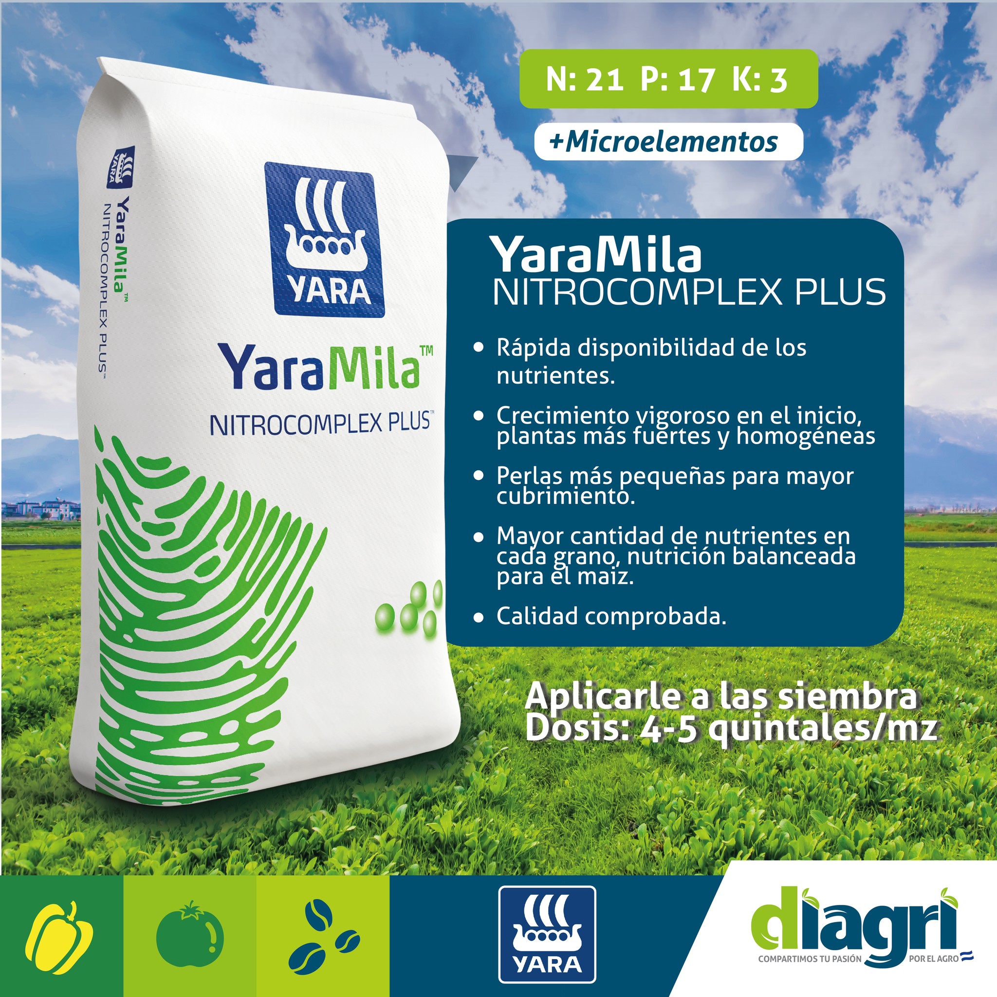 👷😉 Yara Mila NITROCOMPLEX PLUS... - Diagri El Salvador