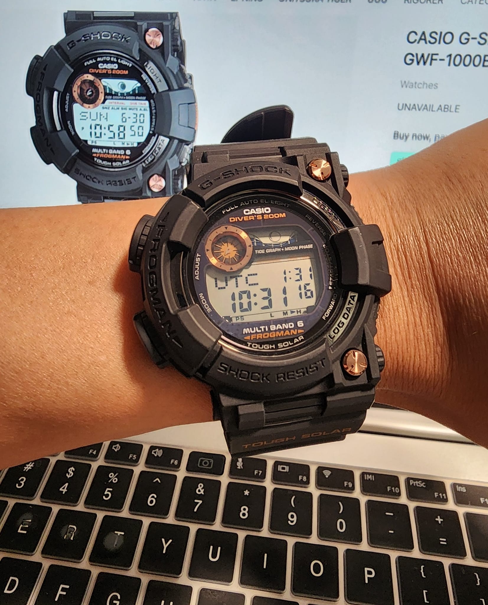 The ground-breaking addition to the Frogman family ? #GShock 