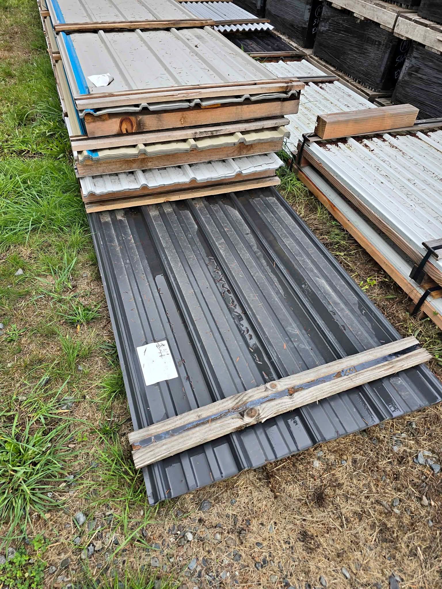 24 ft matte black delta rib roofing or siding - Fencing - Covington ...